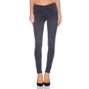 James Jeans Twiggy 5 Pocket Leggings Venom Slate Snakeskin MobWife 90s Size 31